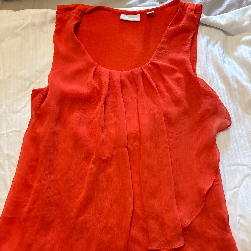 Orange blouse